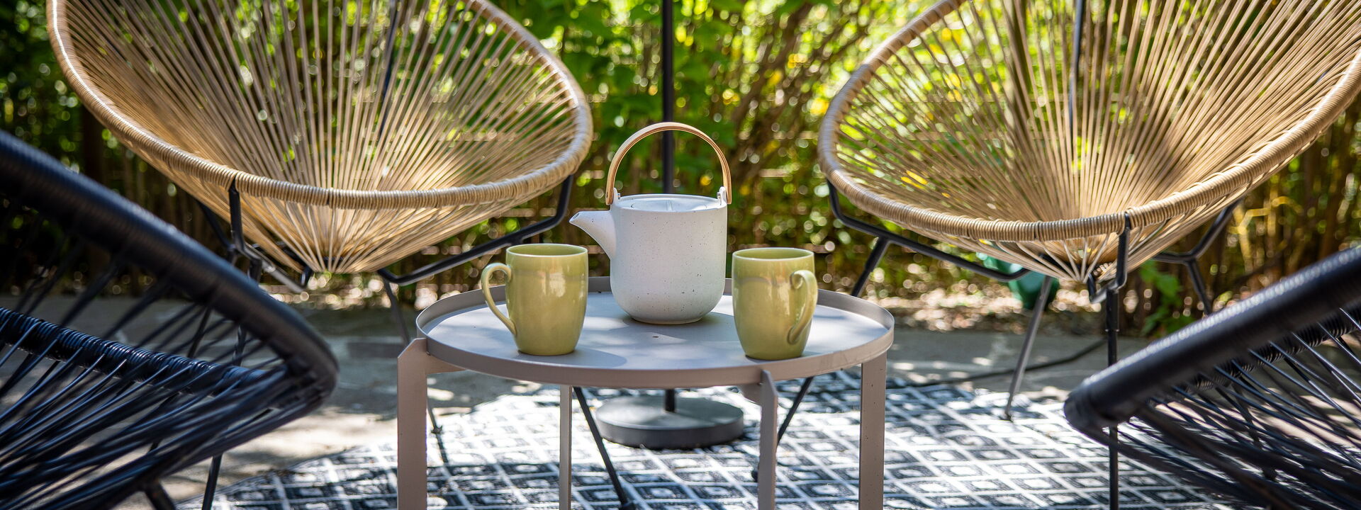 Villa Santa Barbara: Automne, Balcon / Terrasse / Patio, bassin, Été, Jardin, Printemps