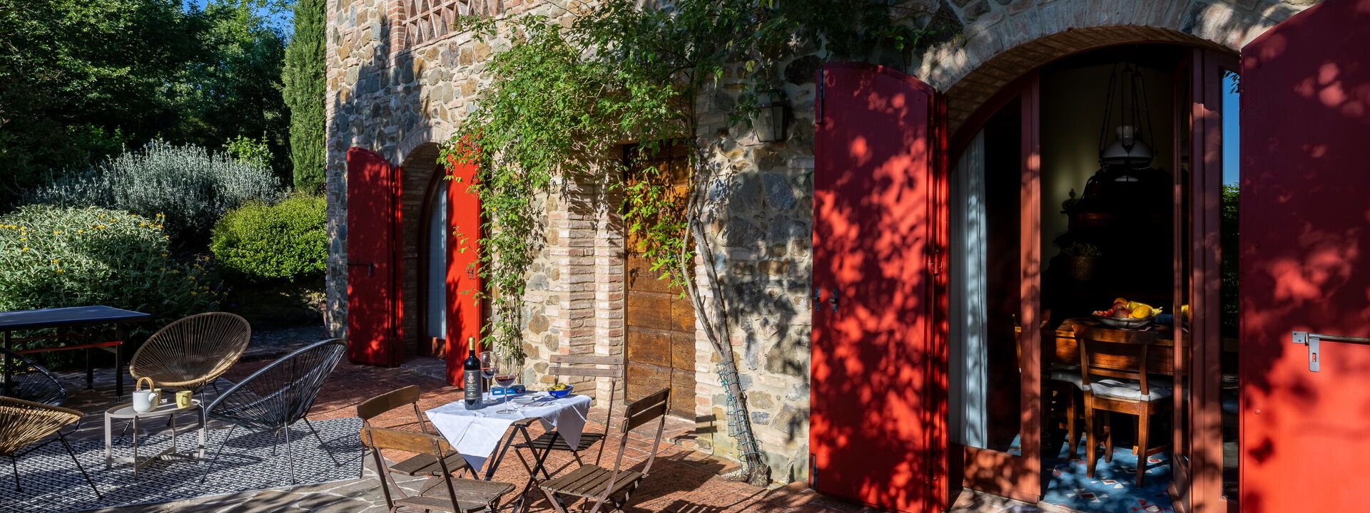 Villa Santa Barbara: Automne, Balcon / Terrasse / Patio, Été, Printemps