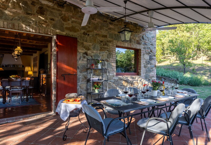 Villa Santa Barbara: Automne, Balcon / Terrasse / Patio, Été, Printemps