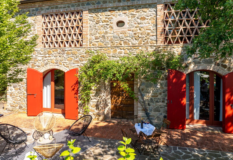 Villa Santa Barbara: Automne, Balcon / Terrasse / Patio, Été, Printemps
