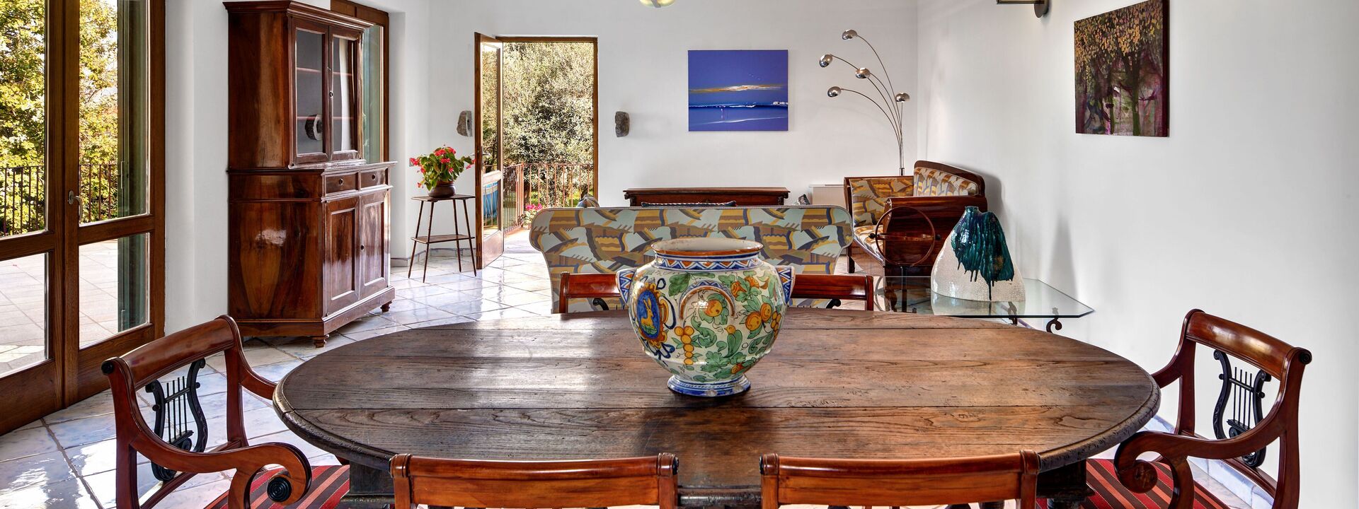 Stony Villa Volcano View: stony-villa-volcano-view-sant-agata-sui-due-golfi-villa-sala-da-pranzo