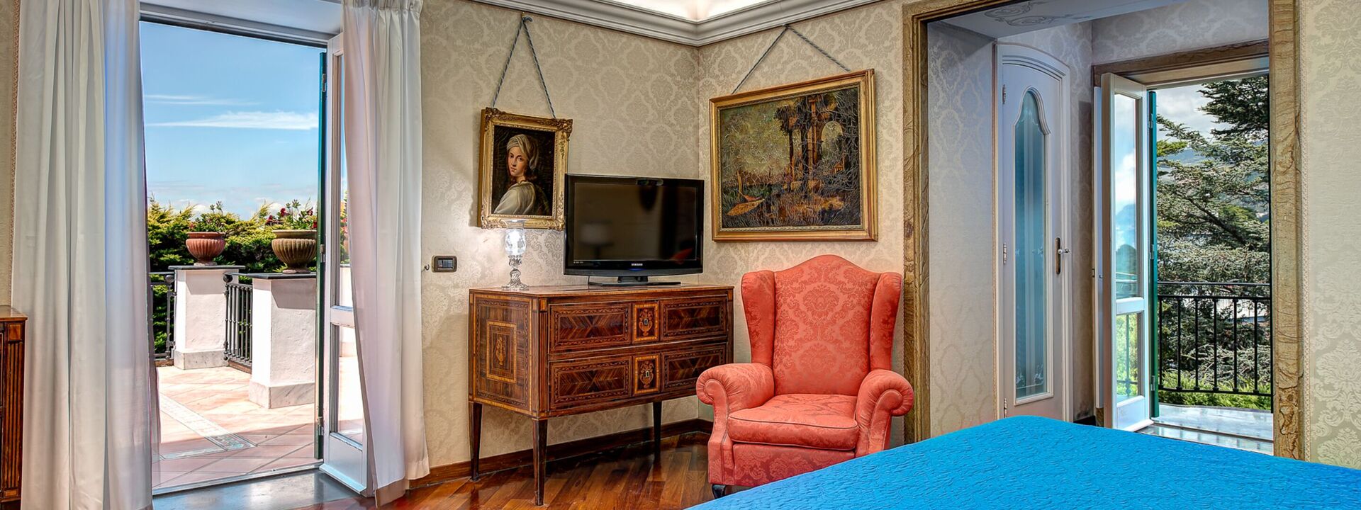 Palazzo Villa Dei Nobili: palazzo-villa-dei-nobili-santa-agata-sui-due-golfi-villa-camera-da-letto