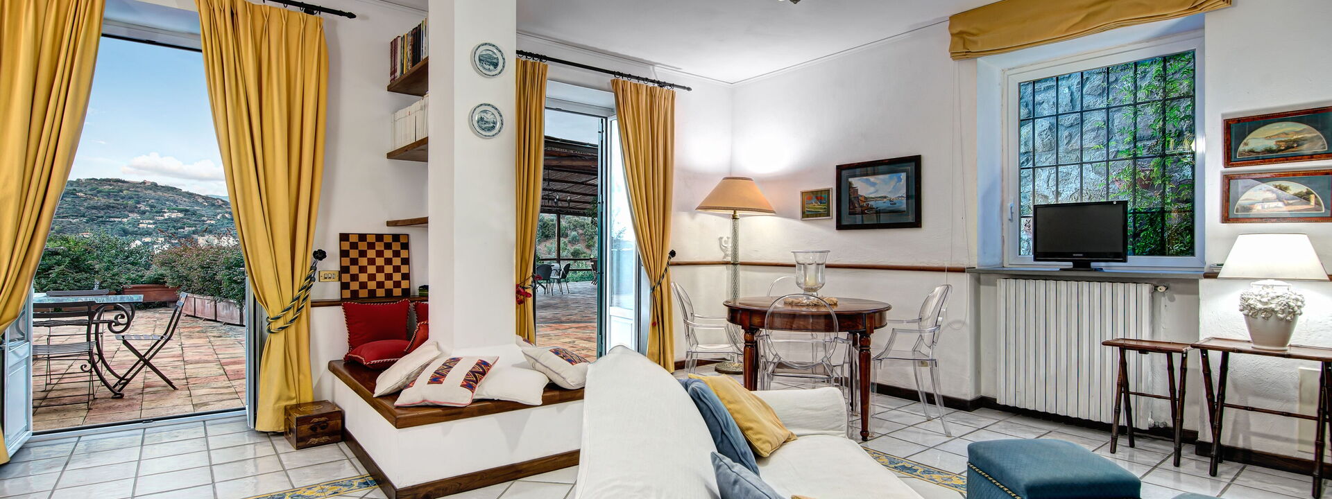 Country Lemonvilla: country-lemonvilla-massa-lubrense-villa-soggiorno