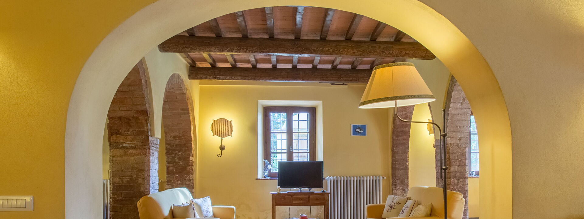 Villa Montelopio: Wohnzimmer