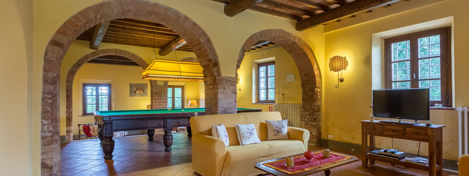 Villa Montelopio: Wohnzimmer