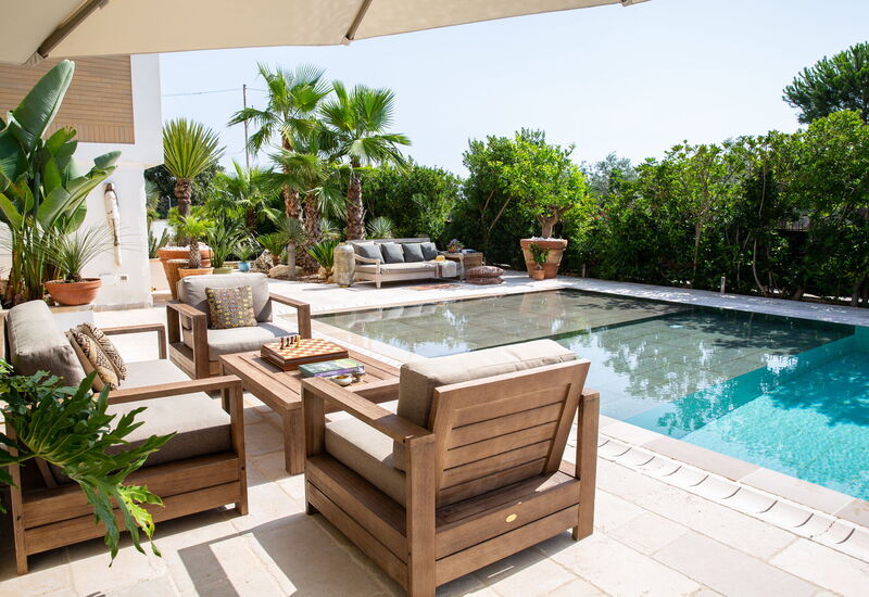 Villa Salento Shine: Balcony / Terrace / Patio, Main Entrance