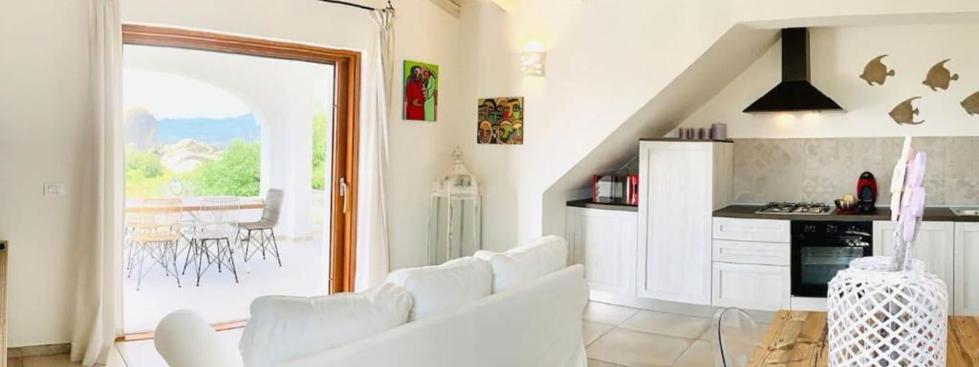 Grand Relais Degli Dei: Kitchen, Living Room
