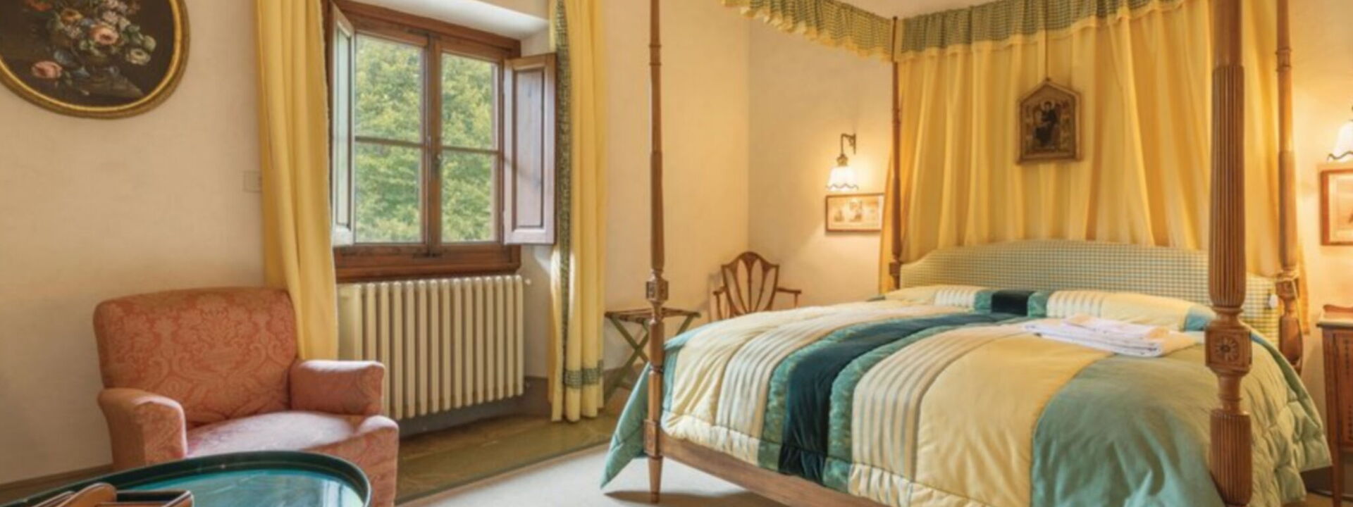 Villa Salaiole: chambre à coucher