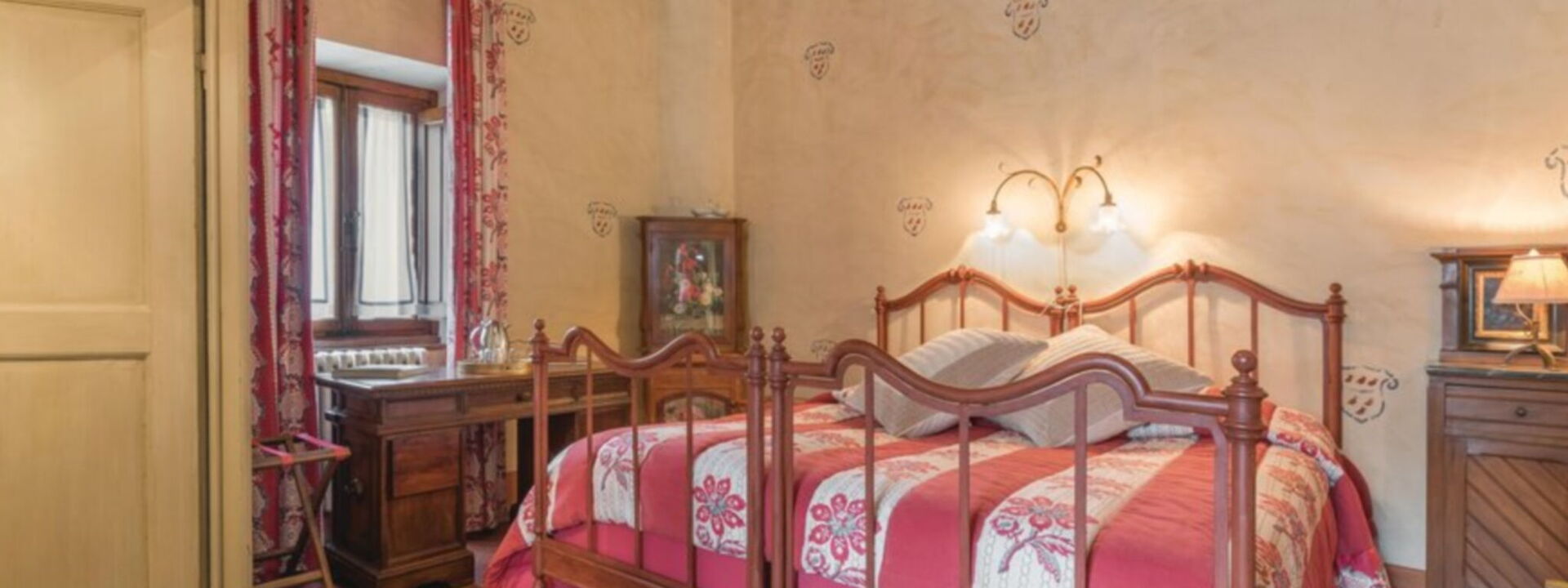 Villa Salaiole: chambre à coucher