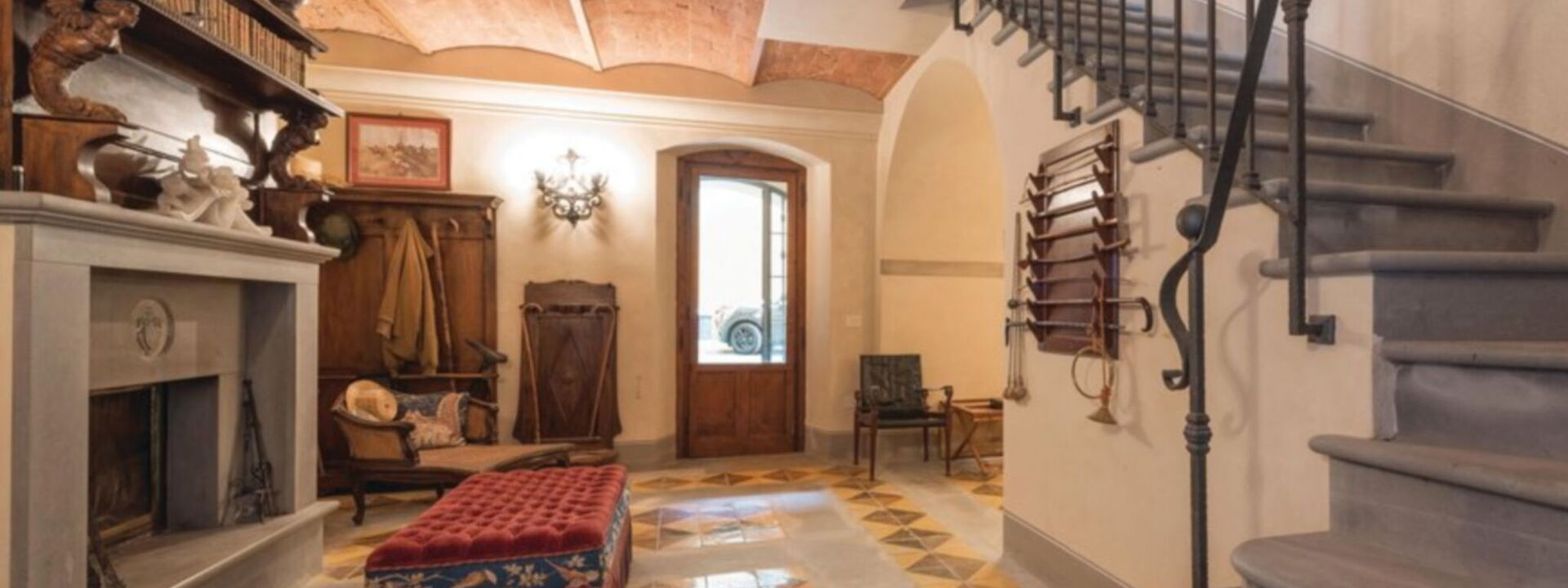 Villa Salaiole: Salon