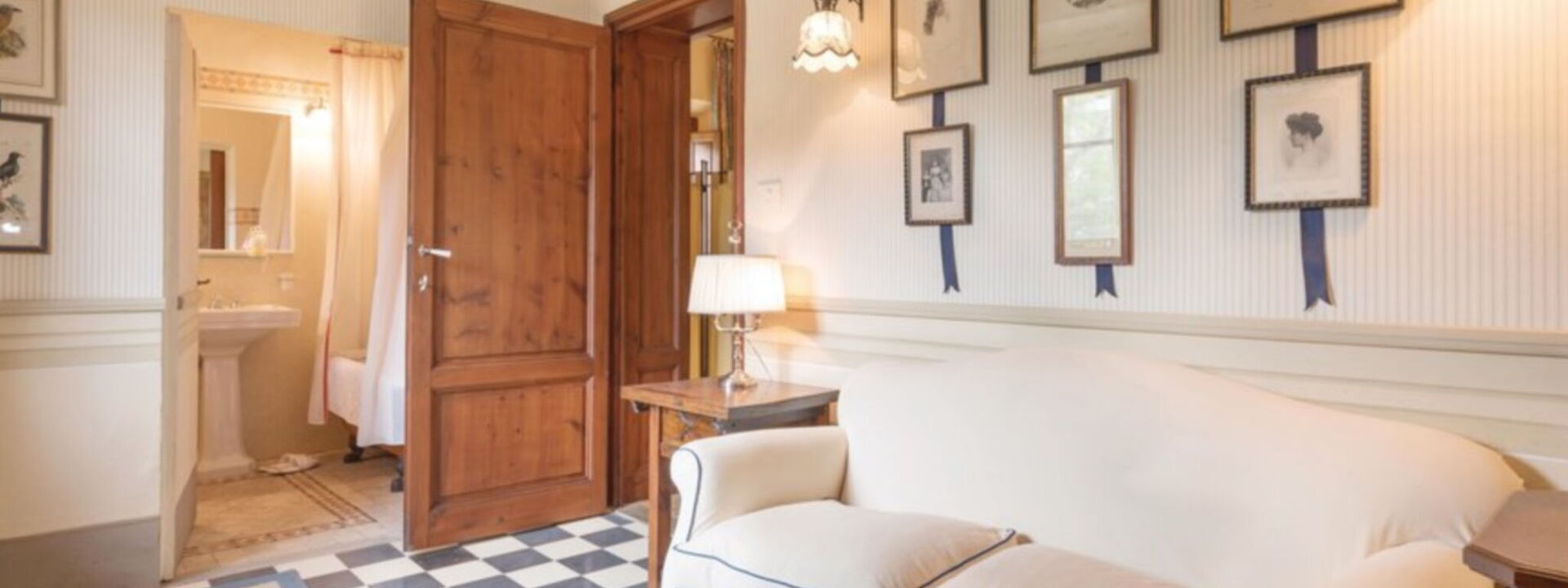 Villa Salaiole: chambre à coucher