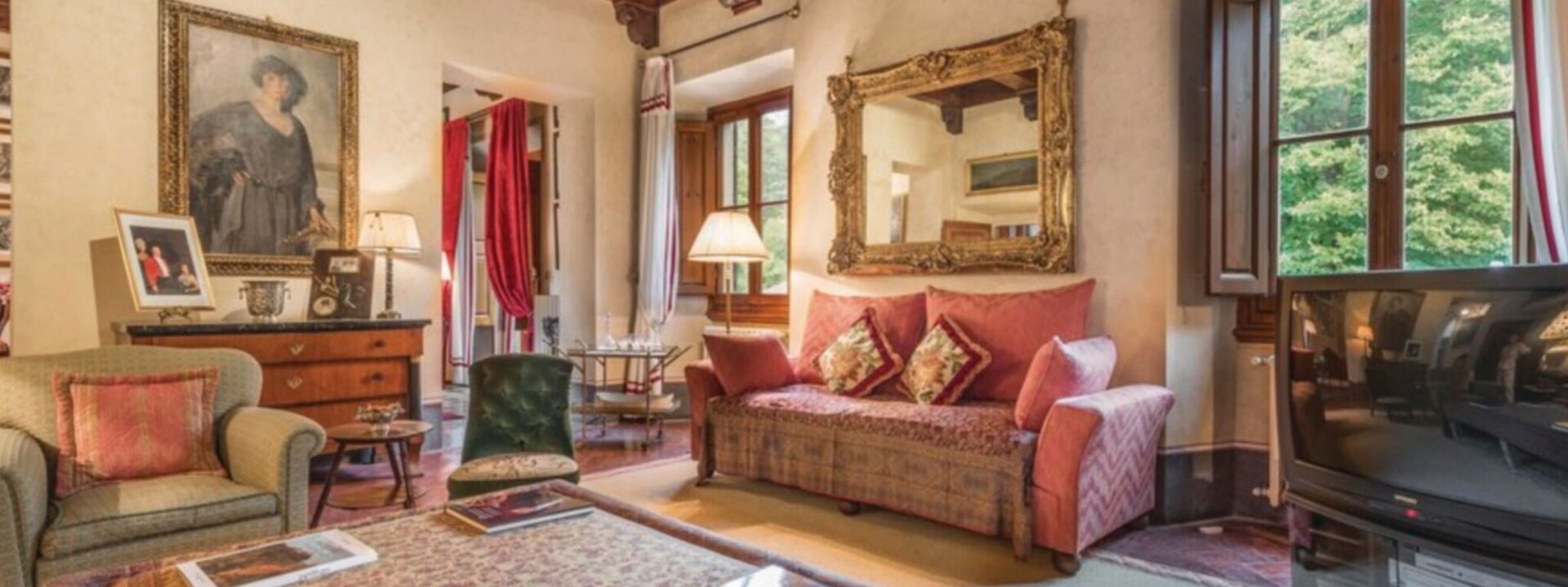 Villa Salaiole: Salon