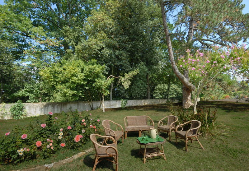 Villa i Delfini: Garten