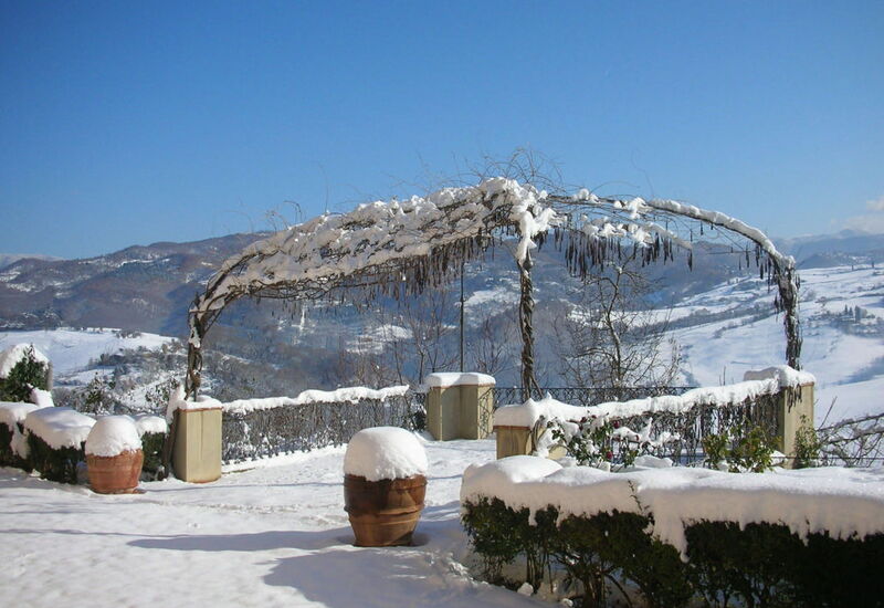 Villa i Delfini: Garten