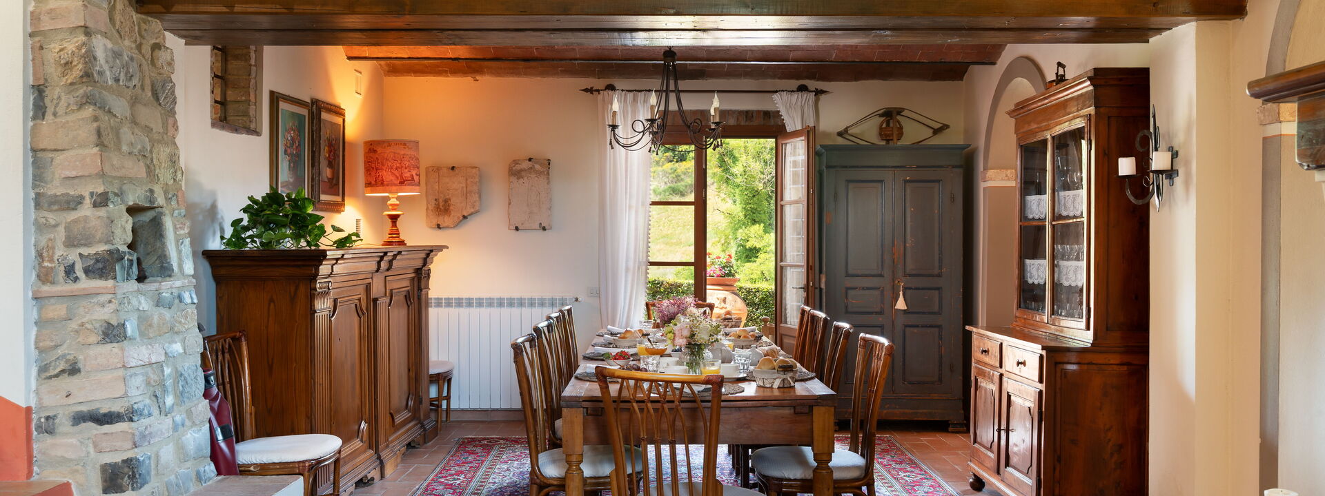 Villa Tramonto: Autunno, Estate, Primavera, Sala da pranzo