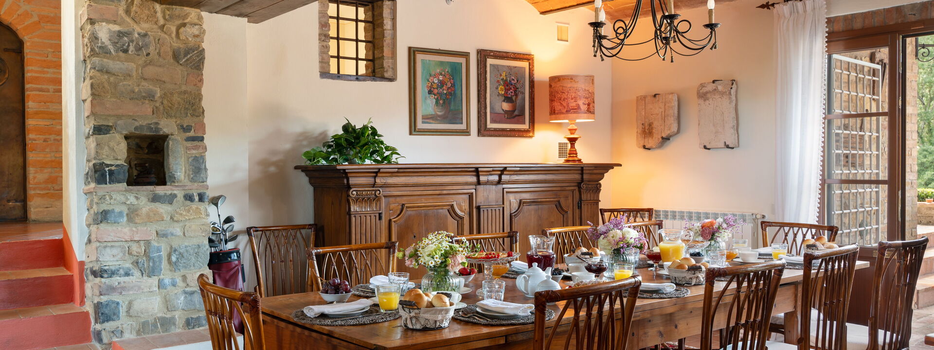 Villa Tramonto: Autunno, Estate, Primavera, Sala da pranzo