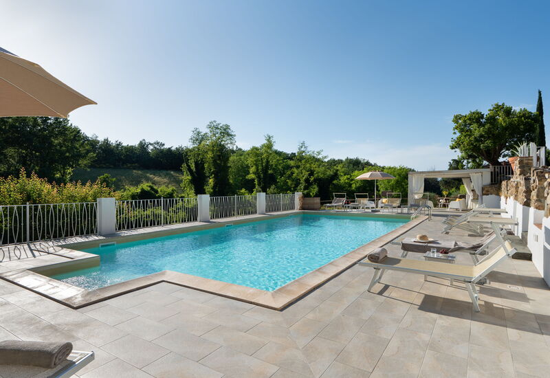Villa Tramonto: Automne, bassin, Été, Printemps