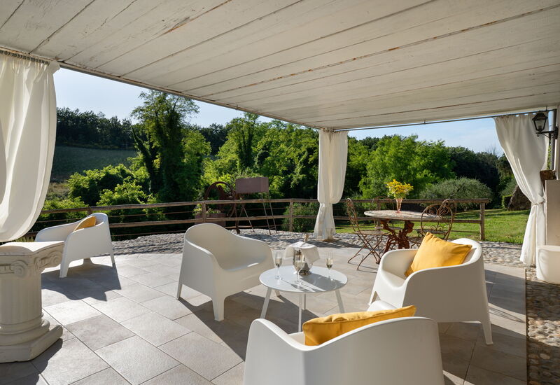 Villa Tramonto: Automne, Balcon / Terrasse / Patio, Été, Jardin, Printemps