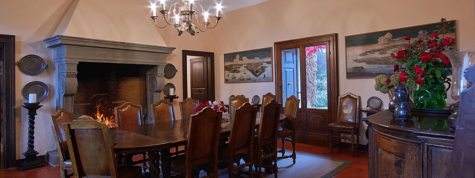 Villa Franciacorta: Ausstattung, Esszimmer, Frühling, Herbst, Sommer, Zimmerdetails