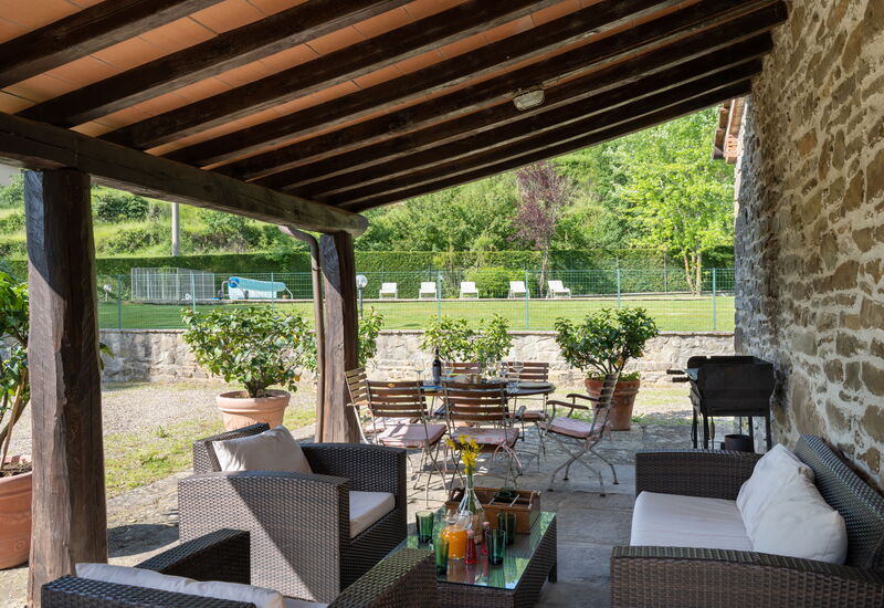 Il Mulino Di Vogognano - Subbiano, Private Pool, Jacuzzi, Wifi, Tuscany: Außen, Ausstattung, Balkon / Terrasse / Patio, Frühling, Herbst, Sommer
