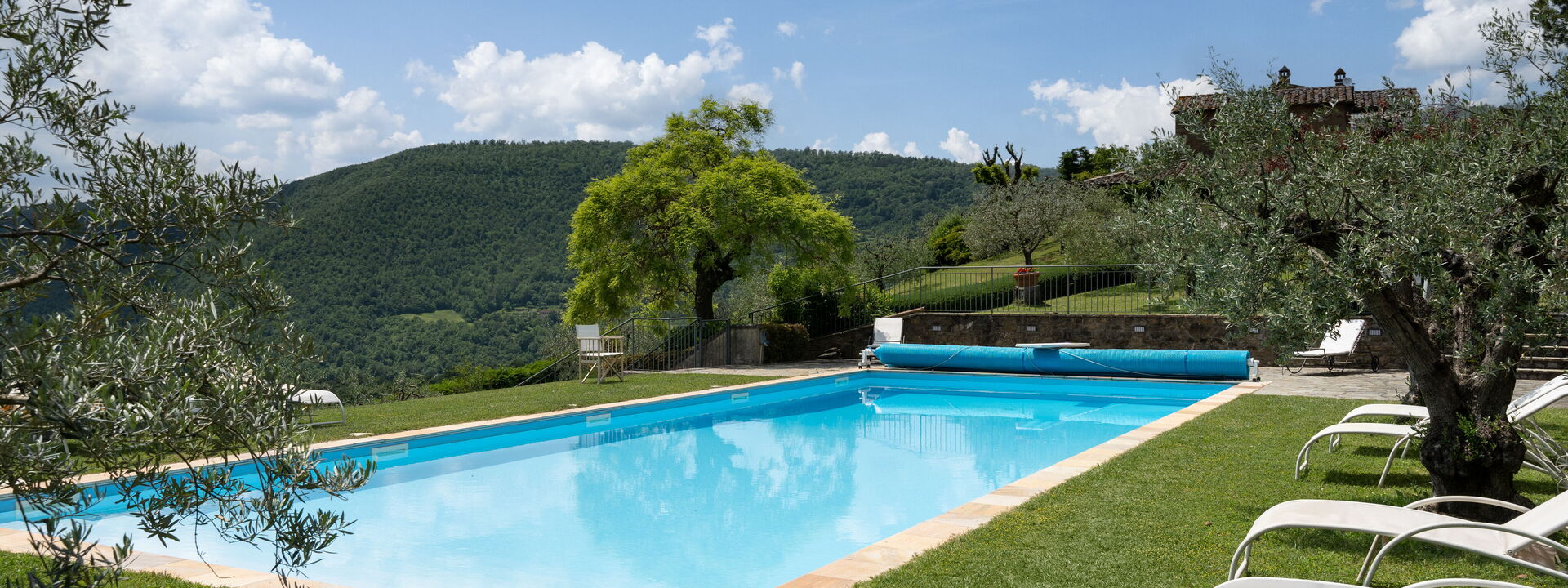 Villa Olivi - Subbiano, Toscana, Pool And Nature: Amenities, Autumn, Building Exterior, Garden, Pool, Spring, Summer