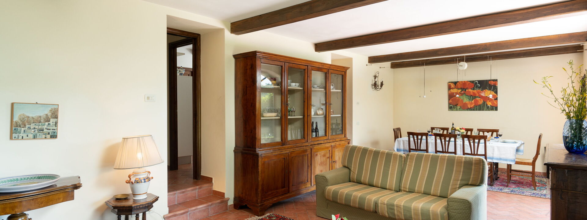 Villa Olivi - Subbiano, Toscana, Pool And Nature: Amenities, Autumn, Living Room, Room Detail, Spring, Summer