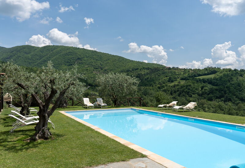 Villa Olivi - Subbiano, Toscana, Pool And Nature: Außen, Ausstattung, Frühling, Garten, Herbst, Schwimmbad, Sommer