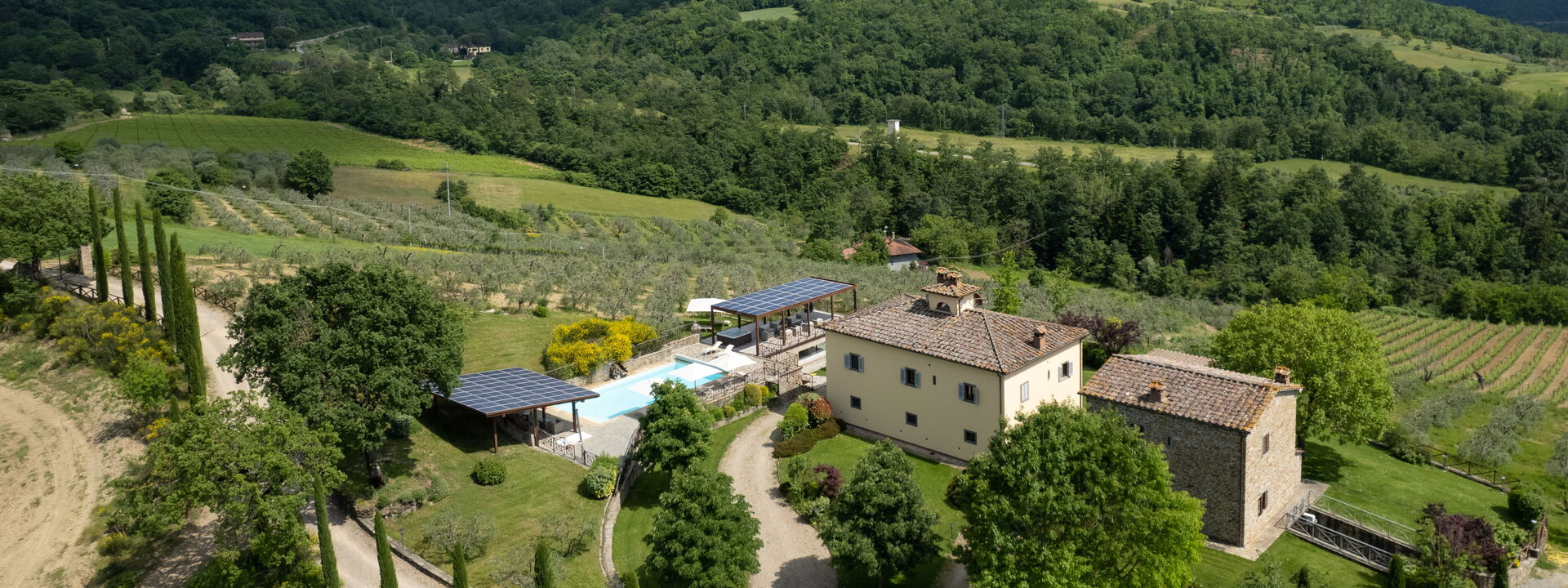 Villa Castelluccio - Arezzo, Toscana: Autumn, Building Exterior, Garden, Scenic View, Spring, Summer