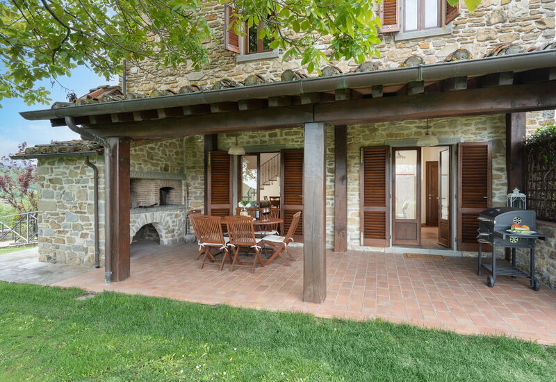 Villa Castelluccio - Arezzo, Toscana: Außen, Frühling, Garten, Herbst, Sommer