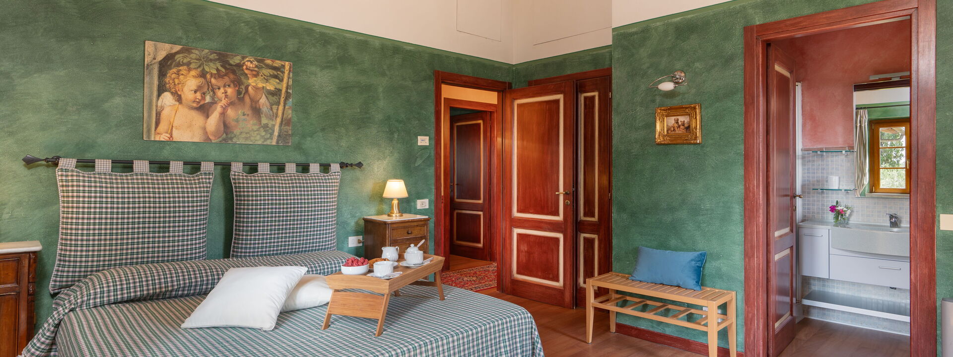Villa Monte Bottigli: Bedroom 3 with bathroom