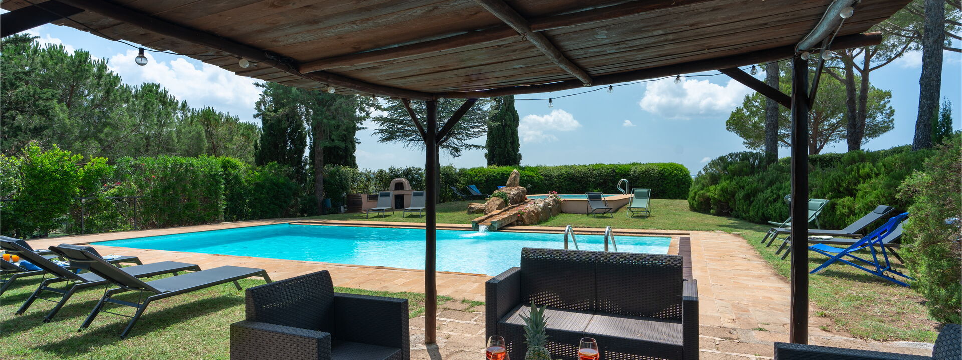 Villa Monte Bottigli: Building Exterior, Garden, Outdoor, Pool, Summer