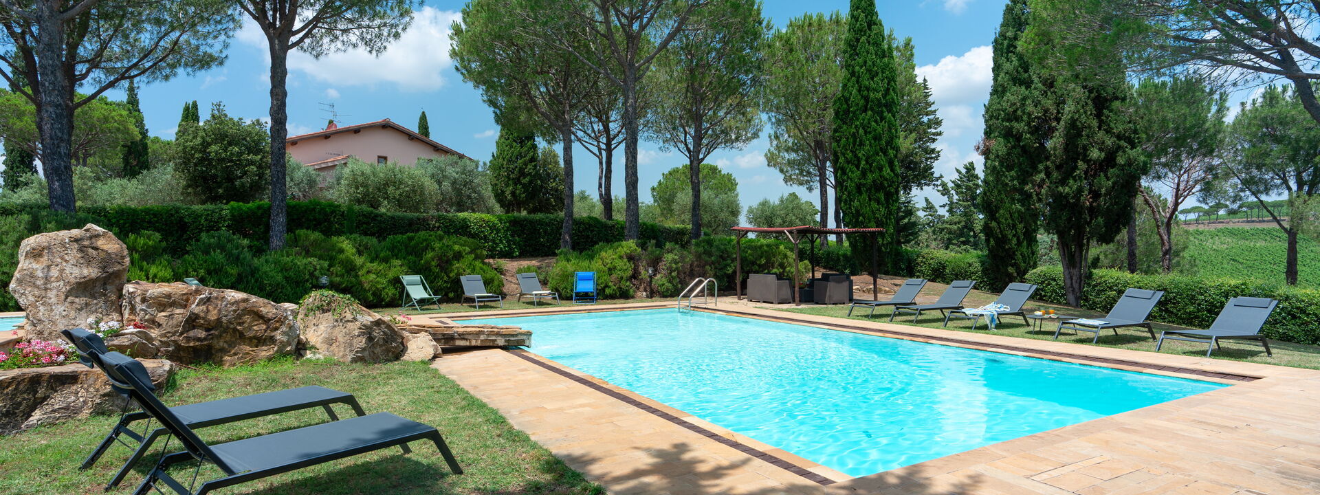 Villa Monte Bottigli: Autumn, Building Exterior, Garden, Outdoor, Pool, Spring, Summer