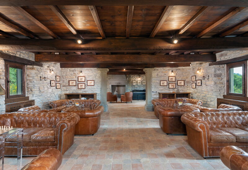 Villa Torre Delle Rose - Firenzuola, Private Pool, Ac, Privacy: Autumn, Living Room, Spring, Summer