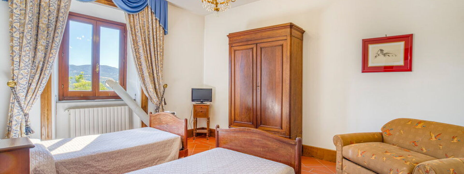 Villa Recanati, Val D'orcia, Private Pool, Jacuzzi, Wifi: Autunno, Camera da letto, Estate, Primavera