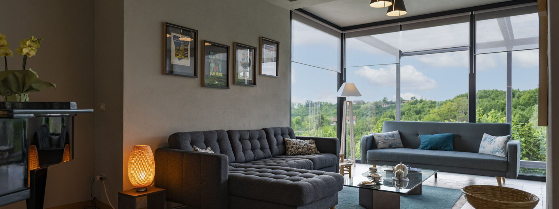 Casa San Grato - Roero - Langhe, Piemonte: Frühling, Herbst, Sommer, Wohnzimmer