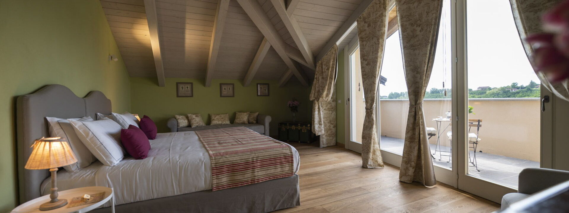 Casa San Grato - Roero - Langhe, Piemonte: Frühling, Herbst, Schlafzimmer, Sommer
