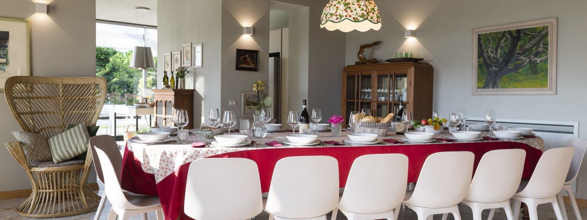 Casa San Grato - Roero - Langhe, Piemonte: Esszimmer, Frühling, Herbst, Sommer