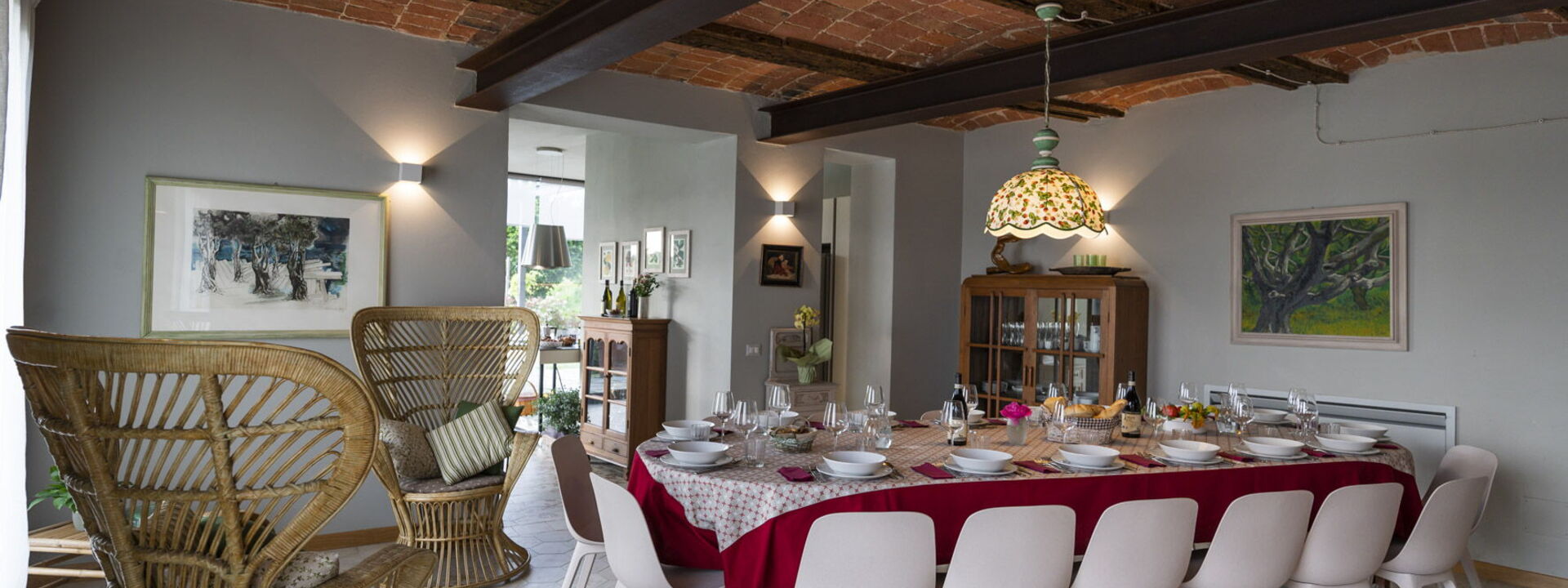 Casa San Grato - Roero - Langhe, Piemonte: Esszimmer, Frühling, Herbst, Sommer