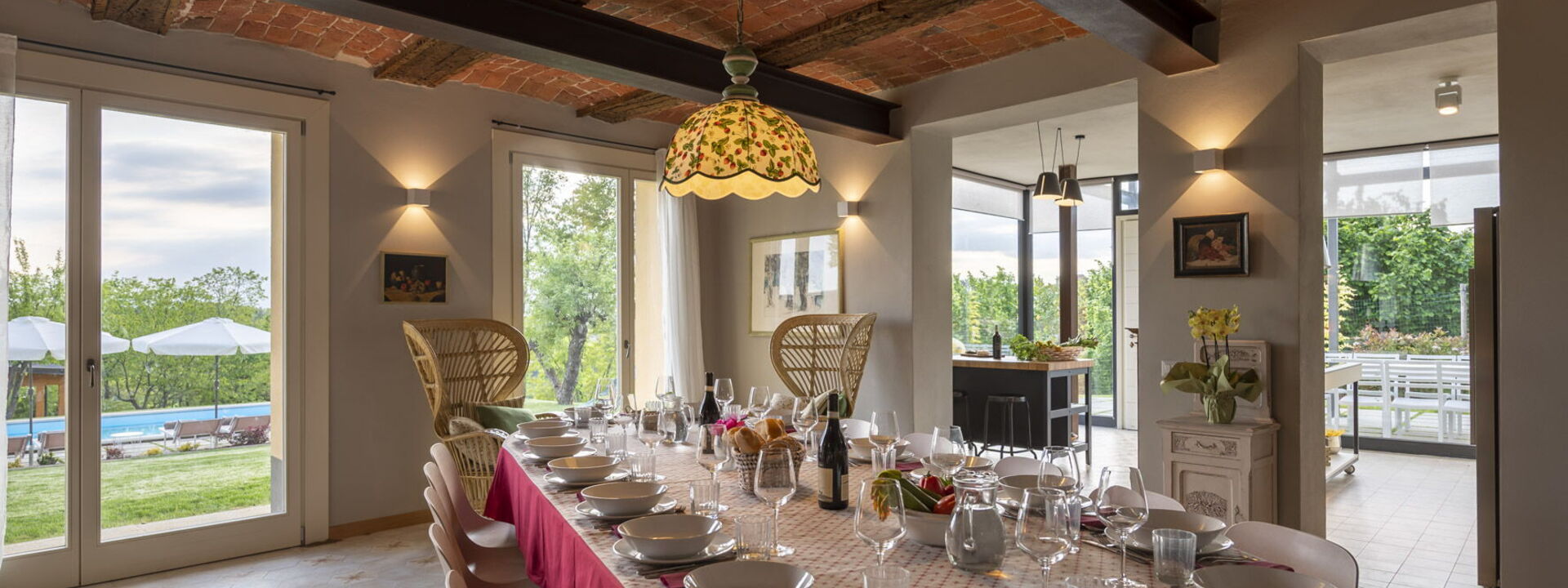 Casa San Grato - Roero - Langhe, Piemonte: Esszimmer, Frühling, Herbst, Sommer