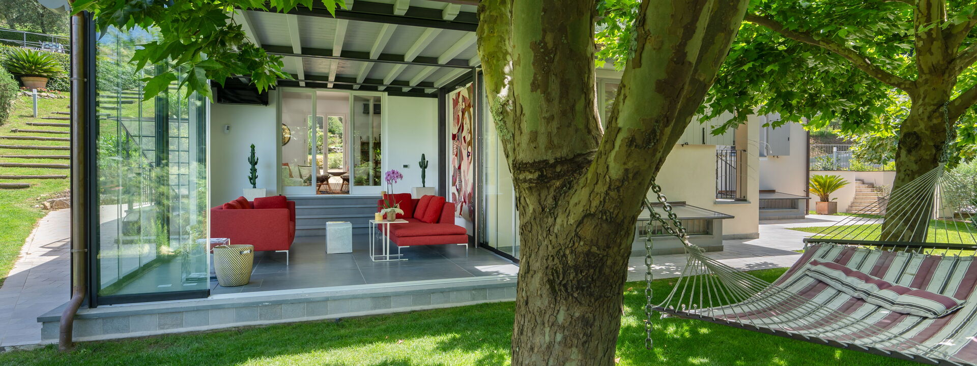 Luxury Green Marignana Villa, Versilia, Pool, Ac, Sauna: Autunno, Estate, Giardino, Primavera