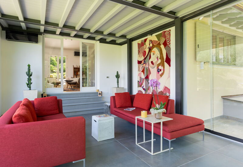 Luxury Green Marignana Villa, Versilia, Pool, Ac, Sauna: Autumn, Living Room, Spring, Summer