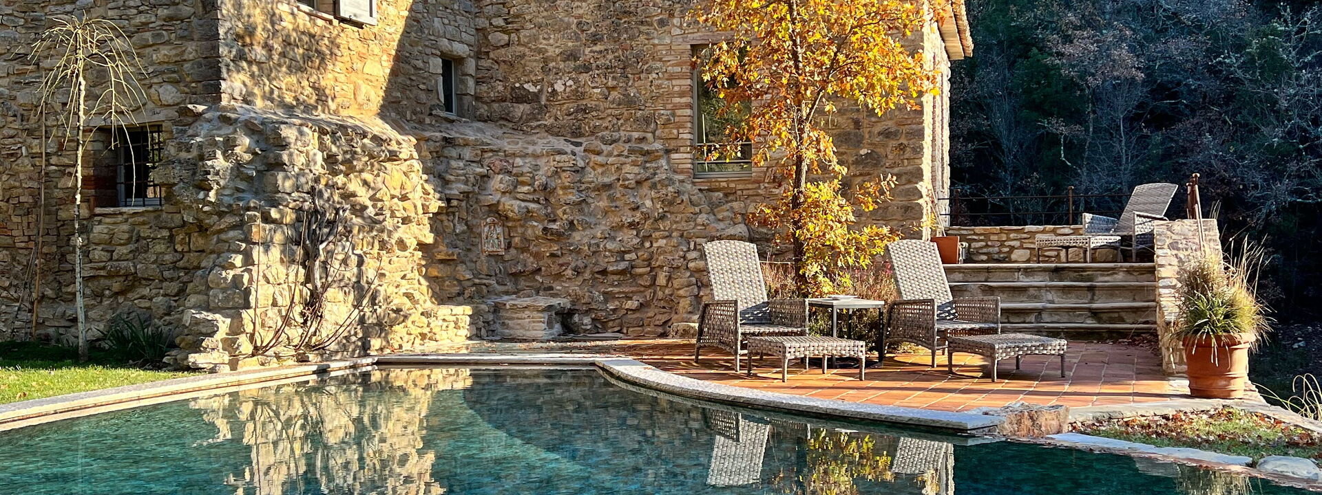 Villa Molinella - Tenuta Di Murlo, Umbria: Autunno, Estate, Piscina, Primavera