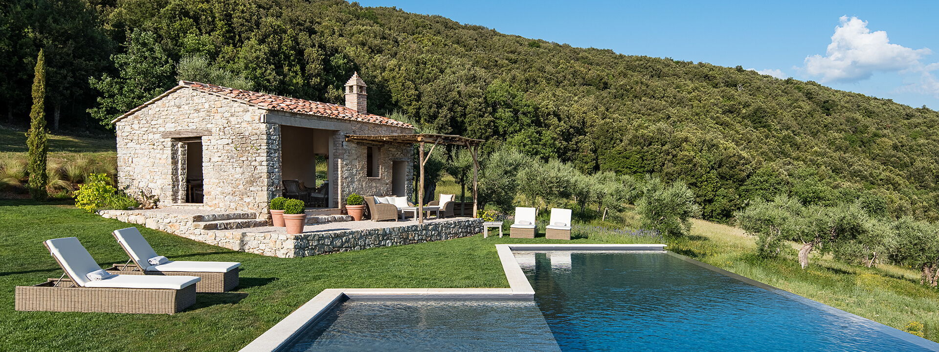 Villa Penna - Tenuta Di Murlo, Umbria: Außen, Frühling, Herbst, Schwimmbad, Sommer