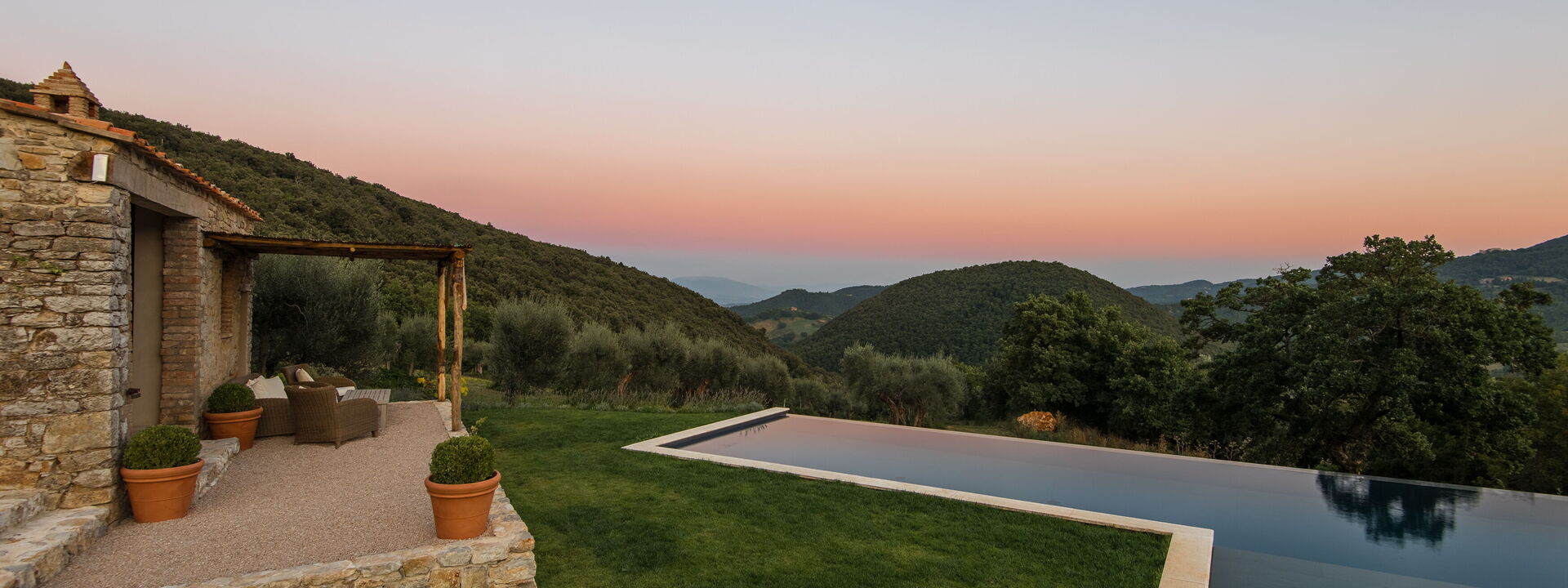 Villa Penna - Tenuta Di Murlo, Umbria: Außen, Frühling, Herbst, Schwimmbad, Sommer