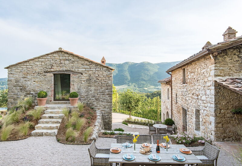 Villa Penna - Tenuta Di Murlo, Umbria: Automne, Été, Extérieurs, Printemps