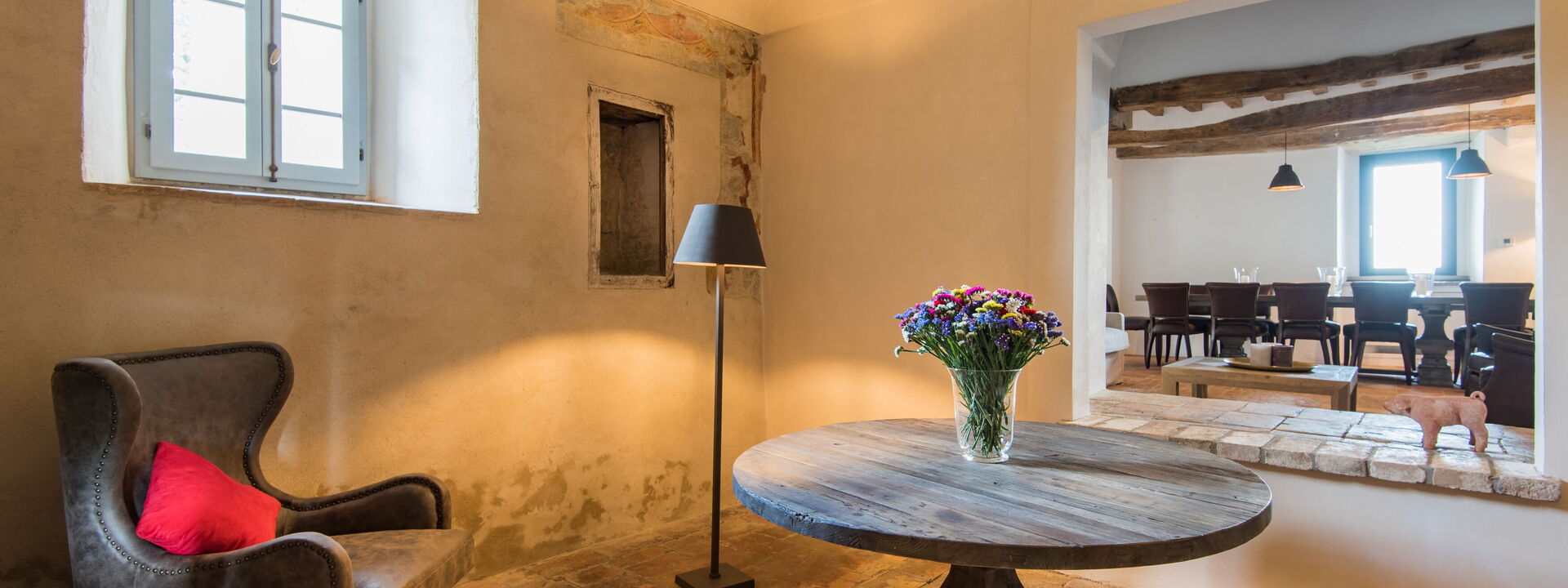 Villa Castiglione Ugolino - Tenuta Di Murlo, Umbria: Autumn, Living Room, Spring, Summer