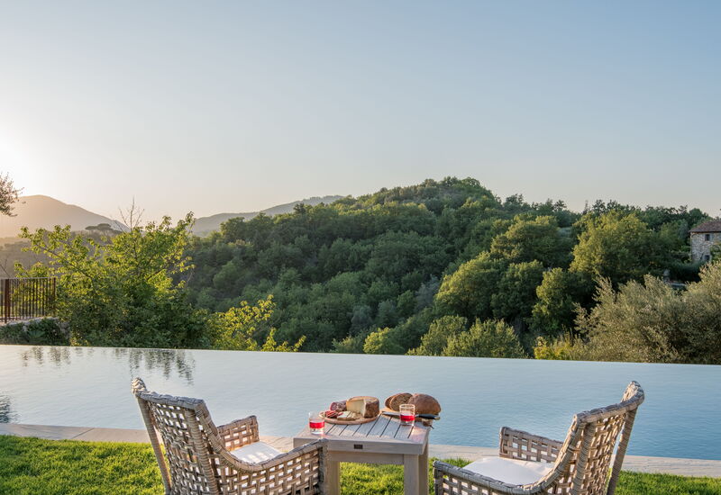 Villa Castiglione Ugolino - Tenuta Di Murlo, Umbria: Automne, bassin, Été, Extérieurs, Printemps