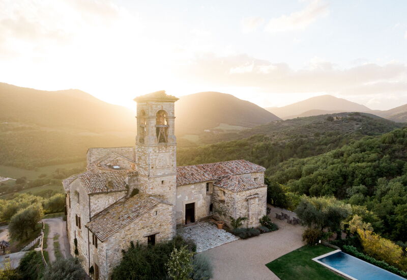 Villa Castiglione Ugolino - Tenuta Di Murlo, Umbria: Automne, Été, Extérieurs, Printemps