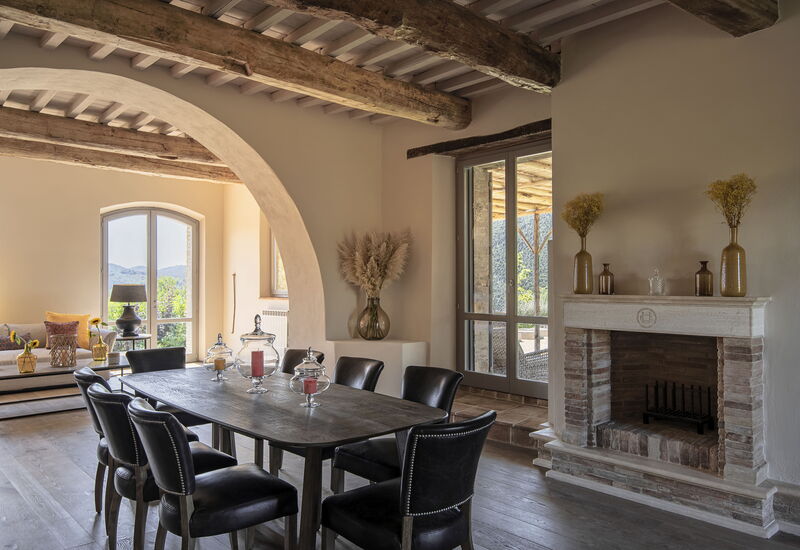 Villa Castiglione Ugolino - Tenuta Di Murlo, Umbria: Automne, Été, Printemps, Salle à manger