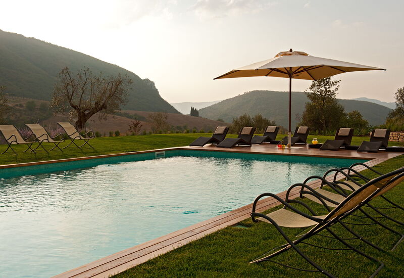 Villa Caminata - Tenuta Di Murlo, Umbria: Automne, bassin, Été, Extérieurs, Printemps